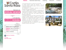 Tablet Screenshot of cortijosantarosa.com